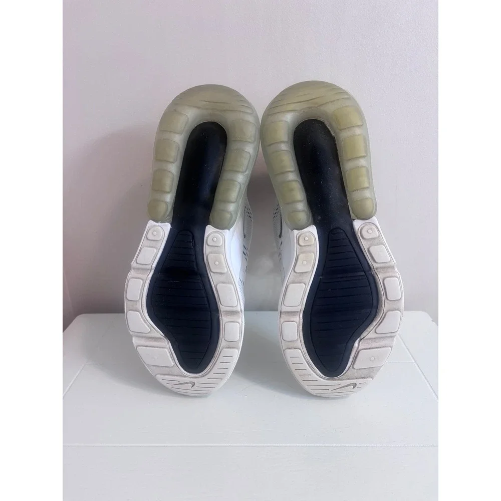 Nike Air Max 270 White and Black AH6789-100 Womens Running Shoes Size 8